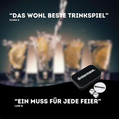dreiermann.® - das Original | Trinkspiel – Würfelspiel für Erwachsene